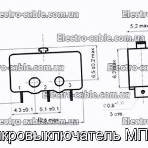 Микровыключатель МП7В - фотография № 1.