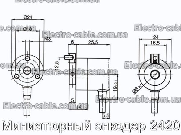 Миниатюрный энкодер 2420 - фотография № 2.