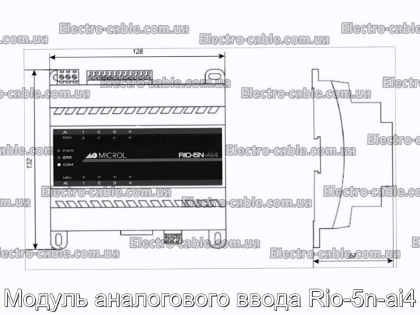 Модуль аналогового ввода Rio-5n-ai4 - фотография № 2.