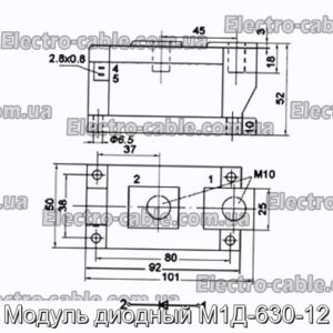 Модуль диодный М1Д-630-12 - фотография № 1.