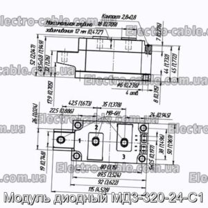 Модуль диодный МД3-320-24-С1 - фотография № 1.