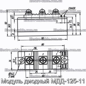 Модуль диодный МДД-125-11 - фотография № 1.