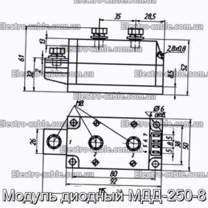 Модуль диодный МДД-250-8 - фотография № 1.