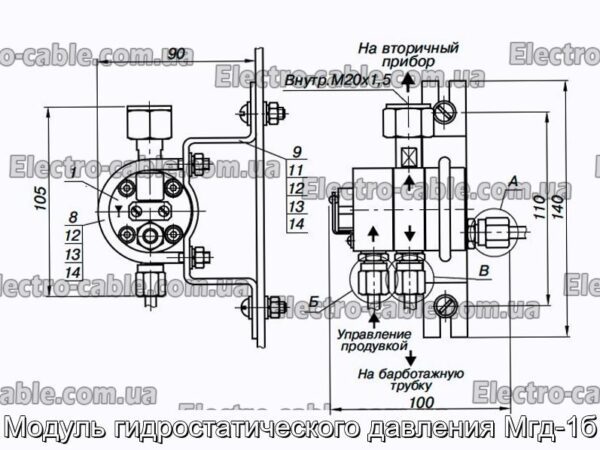 Модуль гидростатического давления Мгд-1б - фотография № 1.