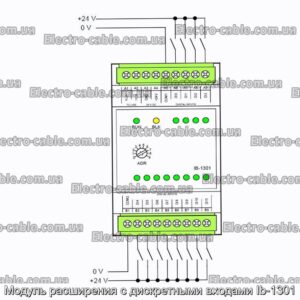Модуль расширения с дискретными входами Ib-1301 - фотография № 1.