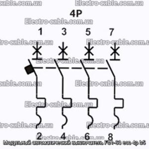 Модульний автоматичний вимикач Fb1-63 eco 4p b5 - фотографія №2.