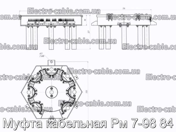 Муфта кабельная Рм 7-98 84 - фотография № 2.