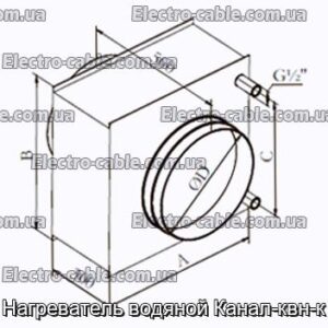 Нагреватель водяной Канал-квн-к - фотография № 1.