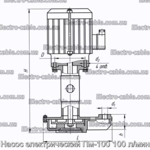 Насос электрический Пм-100 100 л/мин - фотография № 1.