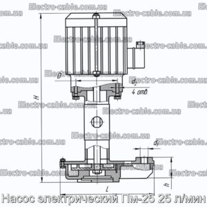 Насос электрический Пм-25 25 л/мин - фотография № 1.