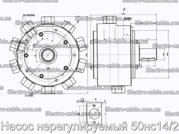 Насос нерегулируемый 50нс14/2 - фотография № 2.