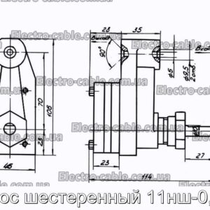 Насос шестеренный 11нш-0,8и1 - фотография № 2.