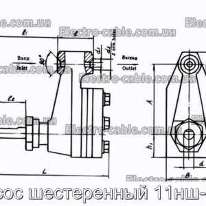 Насос шестеренный 11нш-3и5 - фотография № 2.