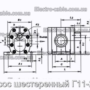 Насос шестеренний Г11-22а - фотографія №1.