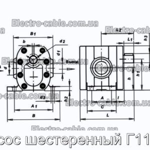 Насос шестеренний Г11-23 - фотографія №2.