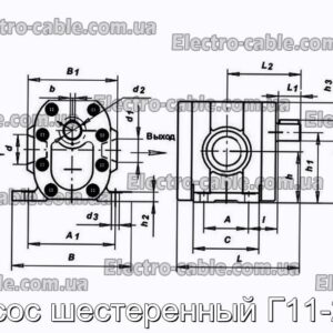 Насос шестеренний Г11-25а - фотографія №1.