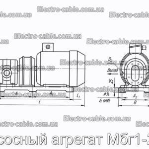 Насосный агрегат Мбг1-22а - фотография № 1.