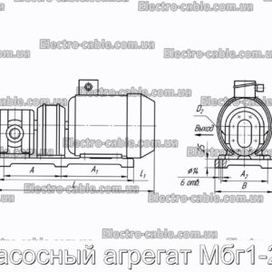 Насосный агрегат Мбг1-25 - фотография № 1.