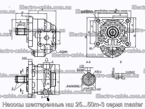 Насосы шестеренные нш 25...50m-3 серия master - фотография № 2.