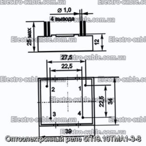 Оптоэлектронный реле 5П19.10ТМА1-3-8 - фотография № 1.