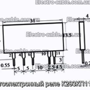 Оптоэлектронный реле К293КП11БП - фотография № 1.