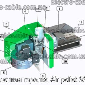 Пеллетная горелка Air pellet 36 квт - фотография № 1.