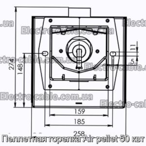 Пеллетная горелка Air pellet 50 квт - фотография № 1.