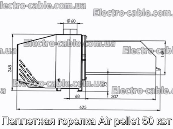 Пеллетная горелка Air pellet 50 квт - фотография № 2.