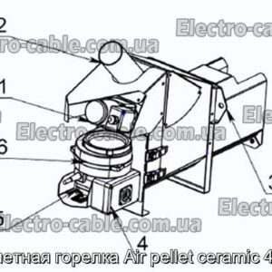 Пеллетная горелка Air pellet ceramic 40 квт - фотография № 1.