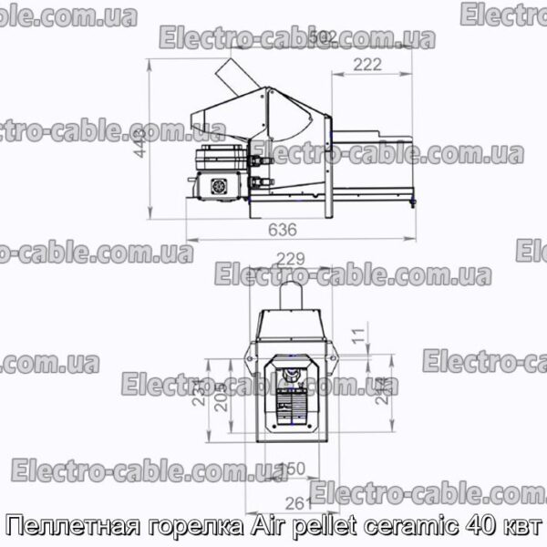 Пеллетная горелка Air pellet ceramic 40 квт - фотография № 2.