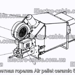 Пеллетная горелка Air pellet ceramic 60 квт - фотография № 2.