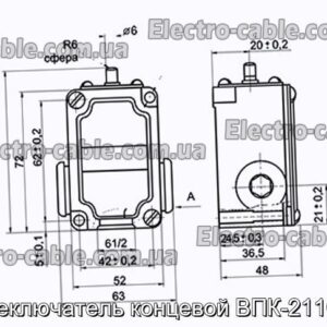 Переключатель концевой ВПК-2110 У2 - фотография № 1.