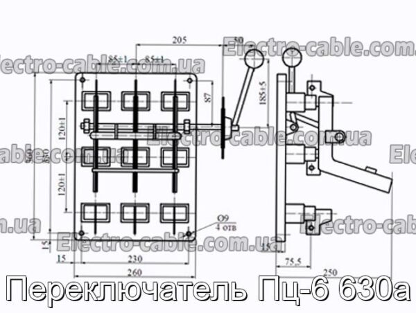 Переключатель Пц-6 630а - фотография № 3.