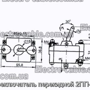 Переключатель перекидной 2ПП-250 - фотография № 1.