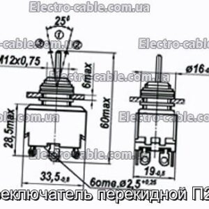 Перемикач перекидний П2Т-2 – фотографія №1.