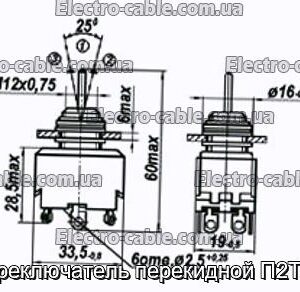 Переключатель перекидной П2Т-23 - фотография № 1.
