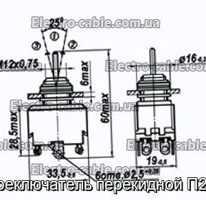 Переключатель перекидной П2Т-8 - фотография № 1.