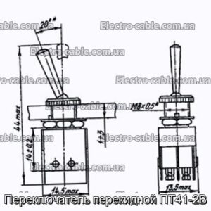 Переключатель перекидной ПТ41-2В - фотография № 1.