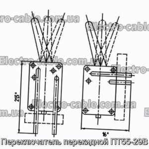 Переключатель перекидной ПТ55-29В - фотография № 1.