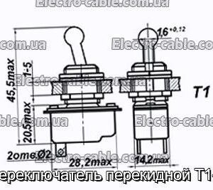 Перемикач перекидний Т1-1 – фотографія №1.