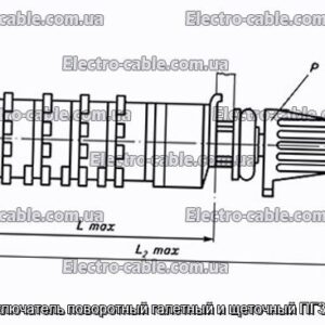 Переключатель поворотный галетный и щеточный ПГ39-37В - фотография № 1.