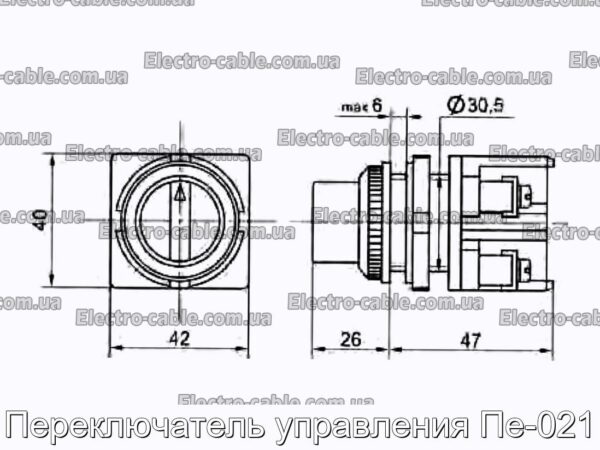 Перемикач управління Пе-021 – фотографія №2.