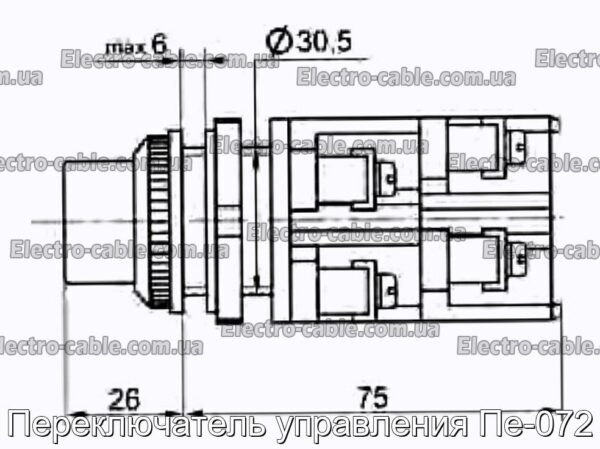 Перемикач управління Пе-072 – фотографія №3.