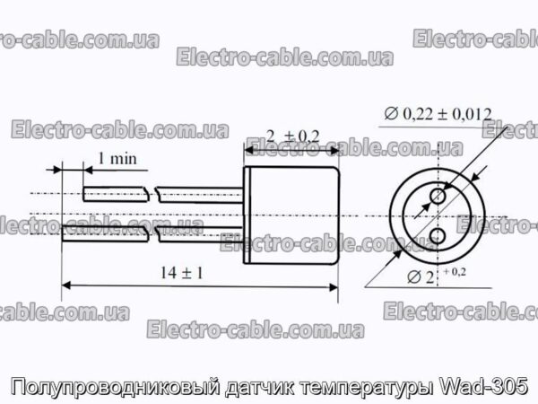 Полупроводниковый датчик температуры Wad-305 - фотография № 2.