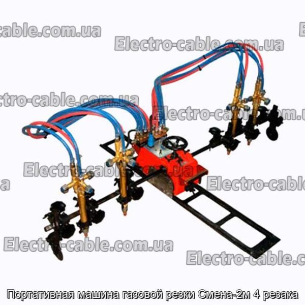 Портативная машина газовой резки Смена-2м 4 резака - фотография № 1.