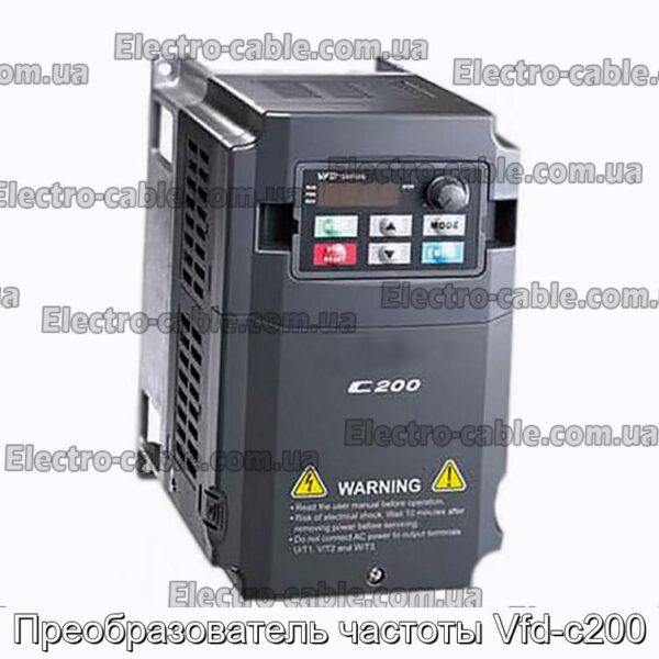 Преобразователь частоты Vfd-c200 - фотография № 1.