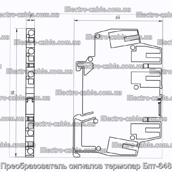 Преобразователь сигналов термопар Бпт-648 - фотография № 1.