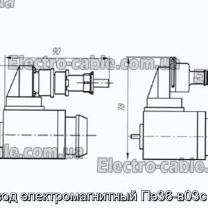 Привод электромагнитный Пэ36-в03с ухл4 - фотография № 2.