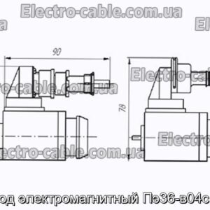 Привод электромагнитный Пэ36-в04с ухл4 - фотография № 2.