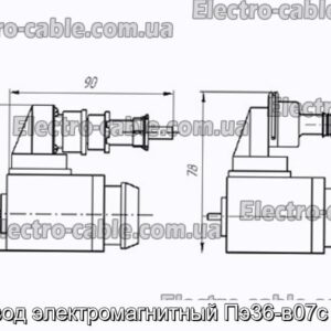 Привод электромагнитный Пэ36-в07с ухл4 - фотография № 1.
